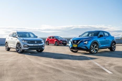 2021 Ford Puma v Nissan Juke v Volkswagen T-Cross comparison