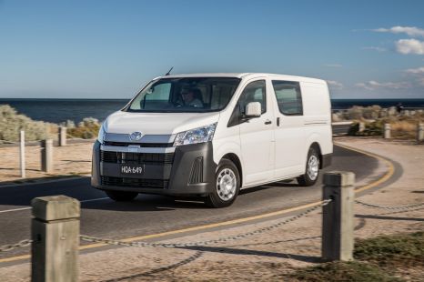 Toyota HiAce drops V6 petrol, SOS call now standard