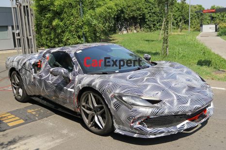 2022 Ferrari 296 'GTS' convertible spied
