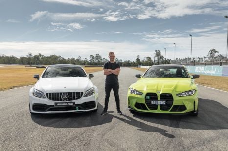 2022 BMW M4 Competition v Mercedes-AMG C63 S: Track comparison