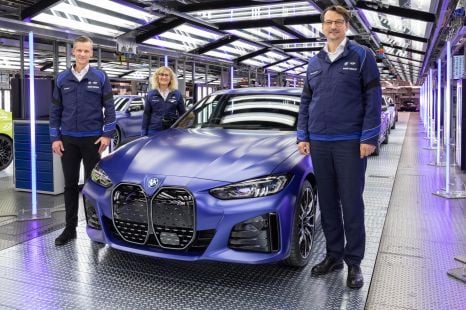 2022 BMW i4: Electric liftback enters production