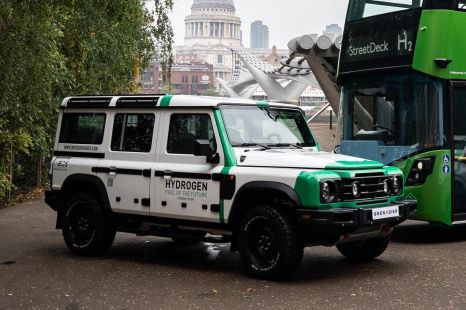 Ineos Grenadier hydrogen fuel-cell adventure 4x4 in development