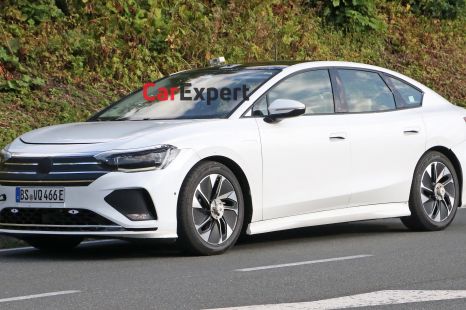 2023 Volkswagen Aero B electric sedan spied