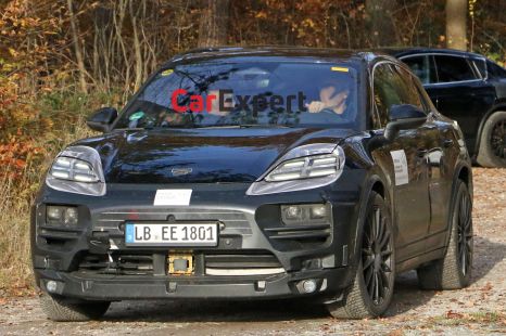 2023 Porsche Macan EV spied almost disguise-free