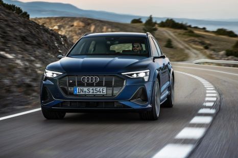 2022 Audi e-tron S priced from $165,600, here early in 2022