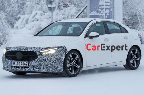 2022 Mercedes-Benz A-Class sedan facelift spied