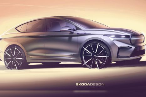 2022 Skoda Enyaq Coupe iV previewed ahead of reveal