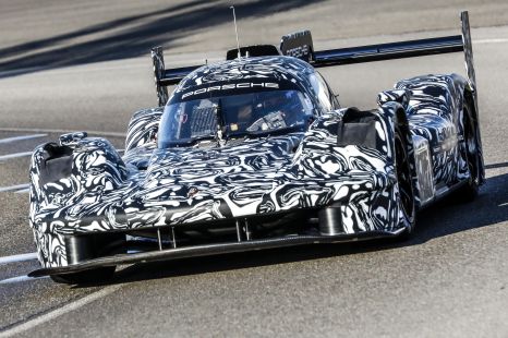 Porsche begins track testing its LDMh prototype