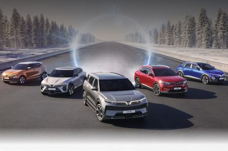 VinFast unveils electric SUV trio in Las Vegas