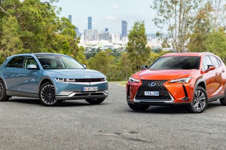 2022 Hyundai Ioniq 5 v Lexus UX300e EV comparison