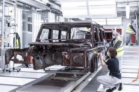 2022 Ineos Grenadier prototypes roll off the production line
