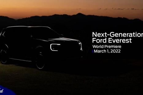 2022 Ford Everest: World premiere on March 1