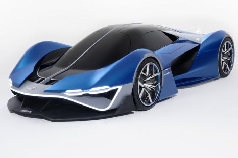 Alpine A4810 hydrogen concept revealed