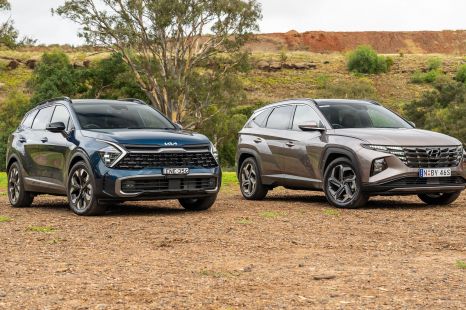 2022 Hyundai Tucson Highlander v Kia Sportage GT-Line diesel comparison