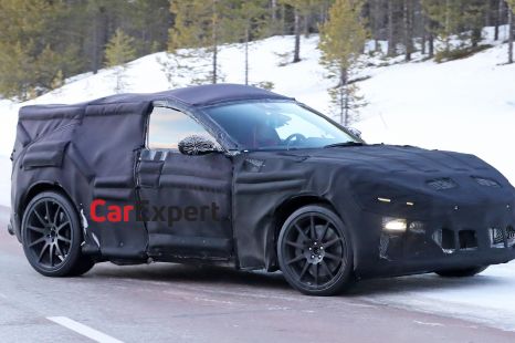 2023 Ferrari Purosangue spied wearing heavy camouflage