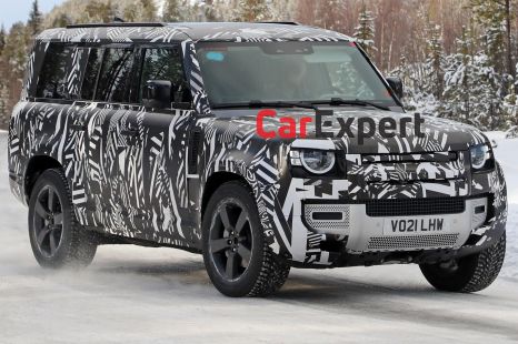 2023 Land Rover Defender 130 spied