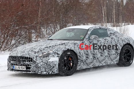 2023 Mercedes-AMG GT coupe spied again