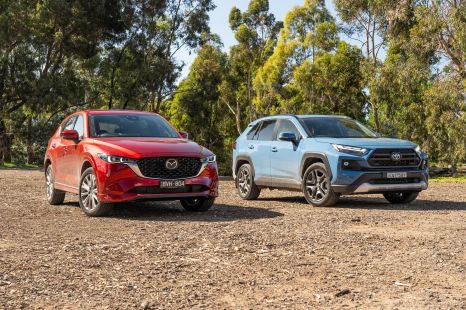 2022 Mazda CX-5 v Toyota RAV4 comparison with videos