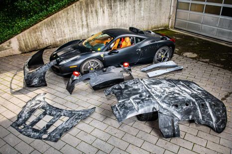 This LaFerrari Prototype test mule is for sale, complete with camouflage panels
