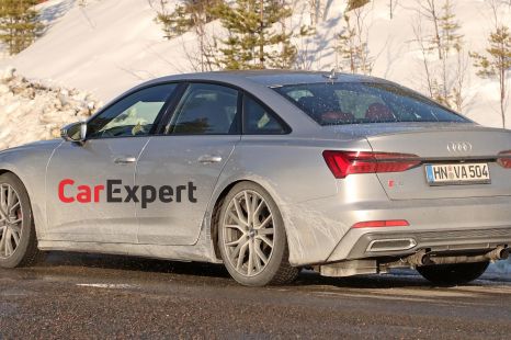 Strange 2022 Audi S6 prototype spied