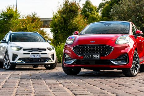2022 Ford Puma v Kia Stonic comparison