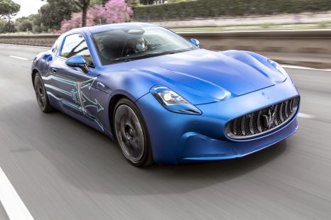 2023 Maserati GranTurismo Folgore captured up close