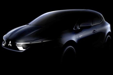 2023 Mitsubishi Colt hybrid teased, unlikely for Australia
