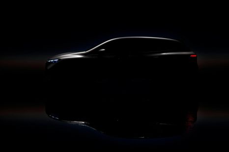 Mercedes-Benz EQS SUV teased ahead of April 19 reveal
