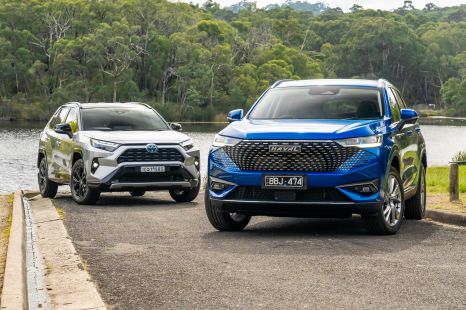 2022 Haval H6 Hybrid v Toyota RAV4 Hybrid comparison