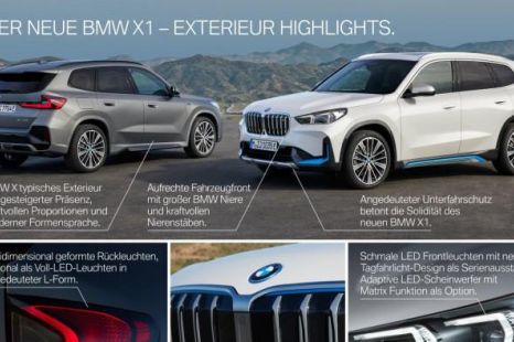 2023 BMW X1 and iX1 leaked