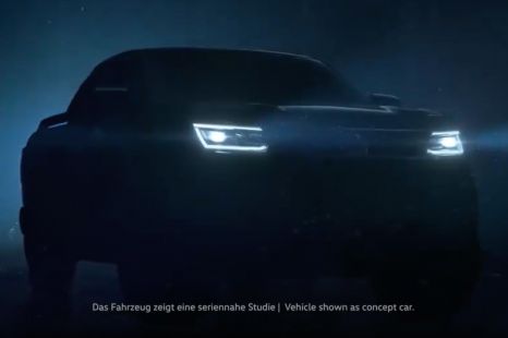 2023 Volkswagen Amarok teased, matrix LED lights to feature - UPDATE
