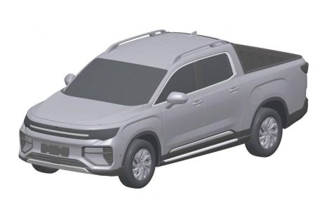 Geely electric pickup truck leaked in patent images - report