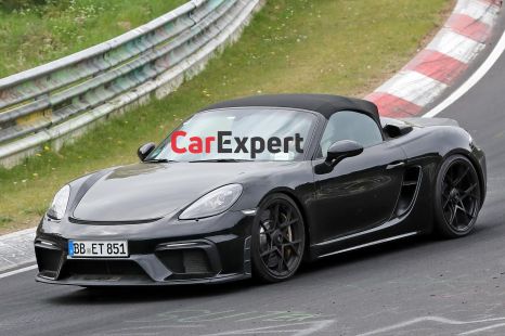2023 Porsche 718 Boxster Spyder RS spied