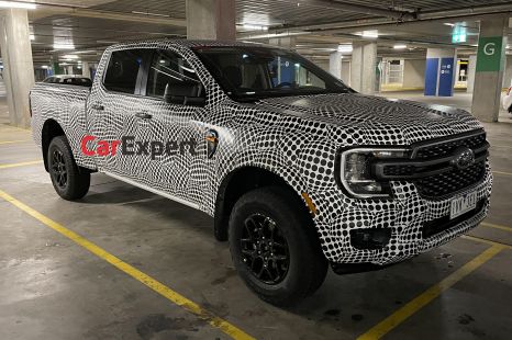 2023 Ford Ranger spied with extended tray