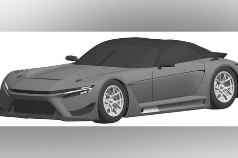 Toyota GR GT3 supercar leaked in patent images