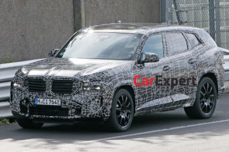 BMW XM plug-in super-SUV spied ahead of late 2022 reveal