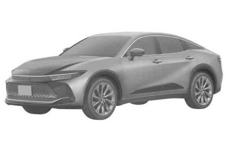 2023 Toyota Crown crossover leaked in patent images