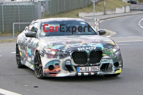 BMW M4 3.0 CSL spied
