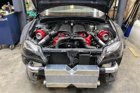This guy solved his Subaru head gasket problem with a twin-turbo V12 swap