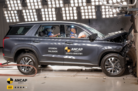 Hyundai Palisade hit with four-star ANCAP safety rating