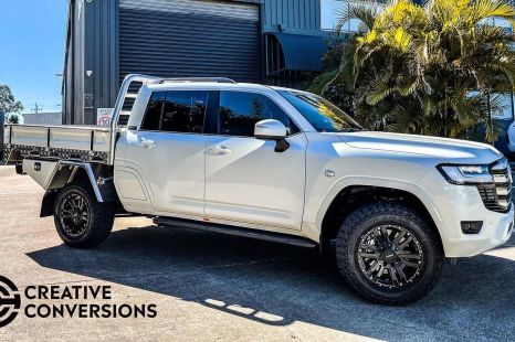 Toyota LandCruiser 300 dual-cab ute conversion priced