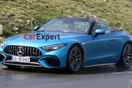 2023 Mercedes-AMG SL 53 plug-in hybrid spied