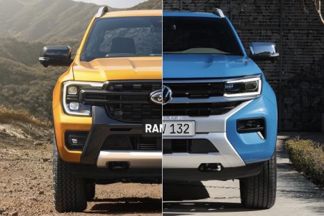 2023 Ford Ranger v Volkswagen Amarok design comparison