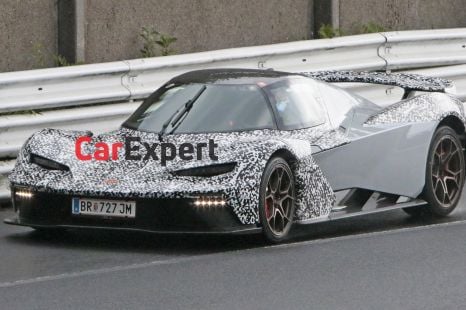 2023 KTM X-Bow GT-XR spied at the Nurburgring