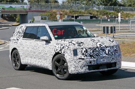 2023 Kia EV9 electric SUV spied