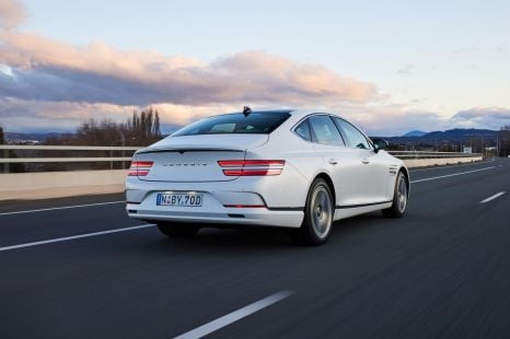Which large electric car has the longest range in Australia?