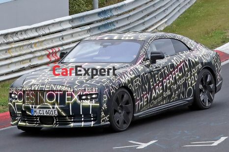 2024 Rolls-Royce Spectre EV spied at the Nurburgring