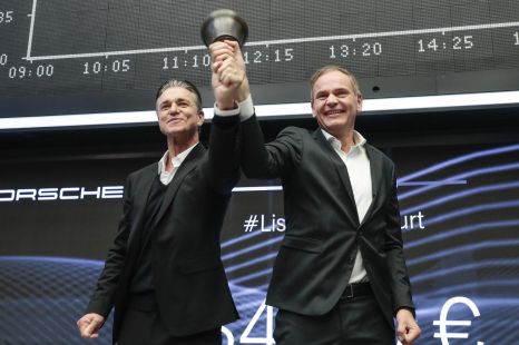 Porsche goes public, lists on Frankfurt Stock Exchange