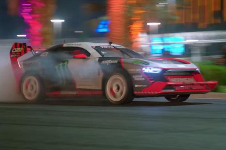 Ken Block debuts Audi S1 Hoonitron in 'Electrikhana'