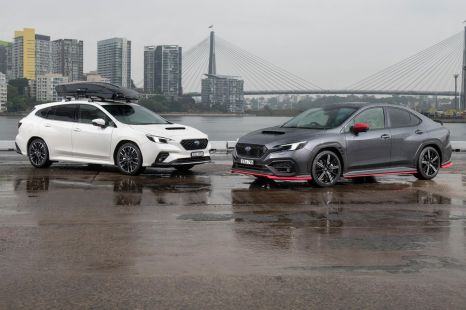 Subaru details WRX accessories for Australia